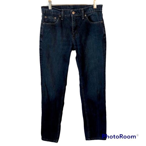 Levi’s 511 Jeans Mens Size 30 Black Label Relaxed Straight Leg Denim Dark Wash - Picture 1 of 11
